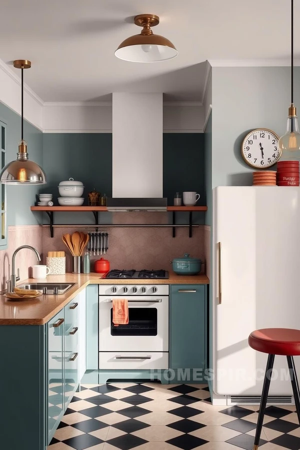 Retro Style in Parisian Kitchens