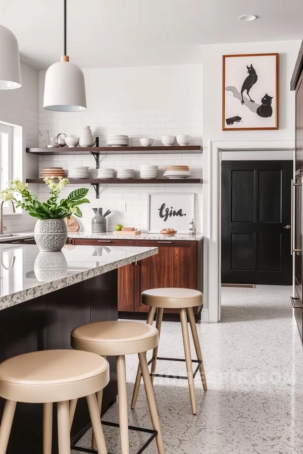 Retro Style Meets Colonial Kitchen