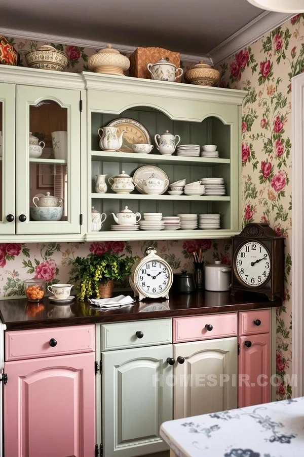 Romantic Vintage Parisian Kitchen Design