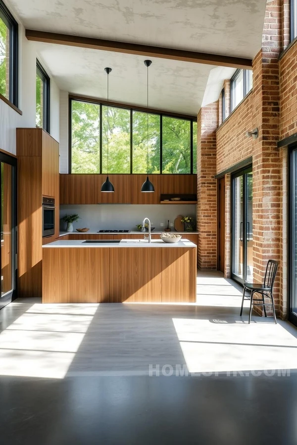 Rough Brick and Shiplap for Visual Appeal