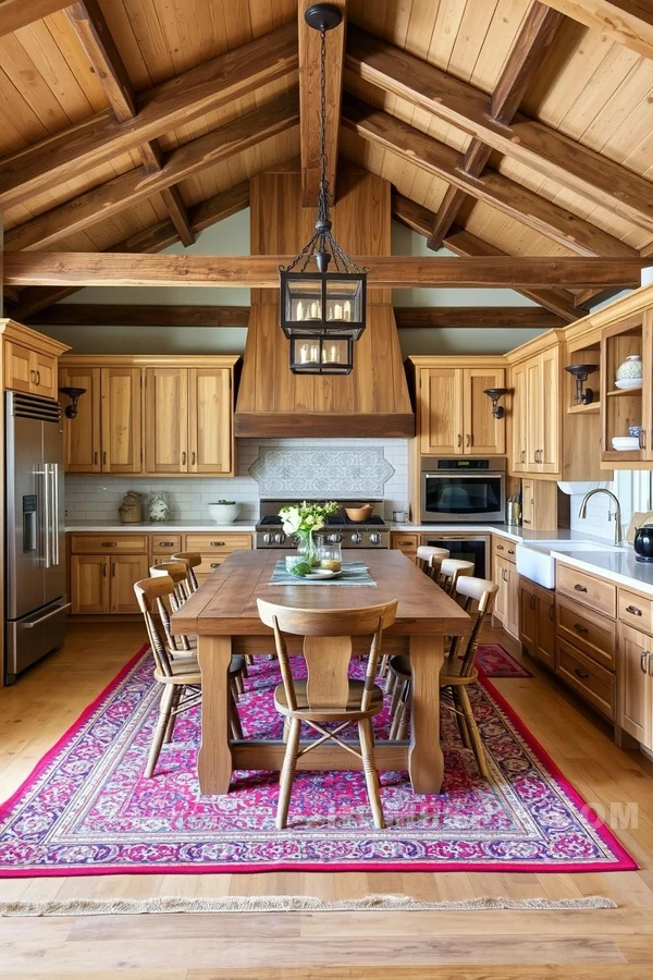 Rustic Artisan Kitchen with Modern Tech