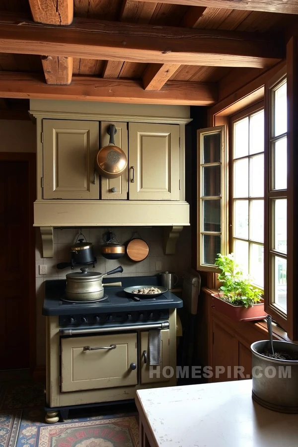 Rustic Charm in Parisian Kitchen Design