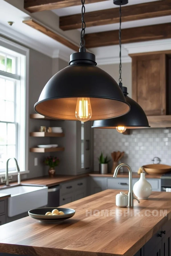 Rustic Industrial Lighting Design