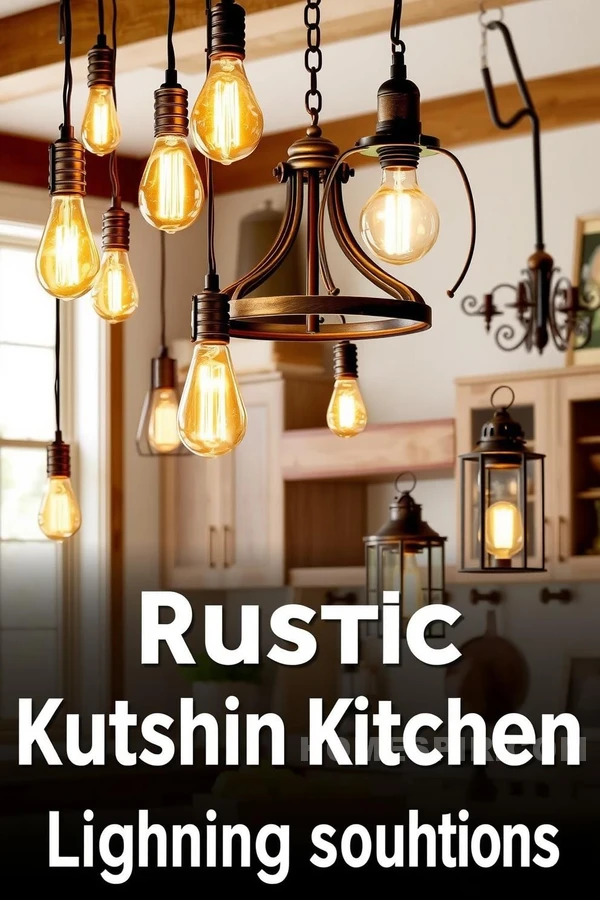 Rustic Lighting with Edison Bulbs