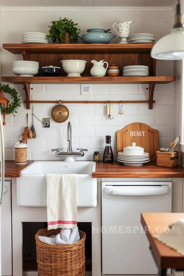 Rustic Meets Retro In Farmhouse Fusion Kitchen