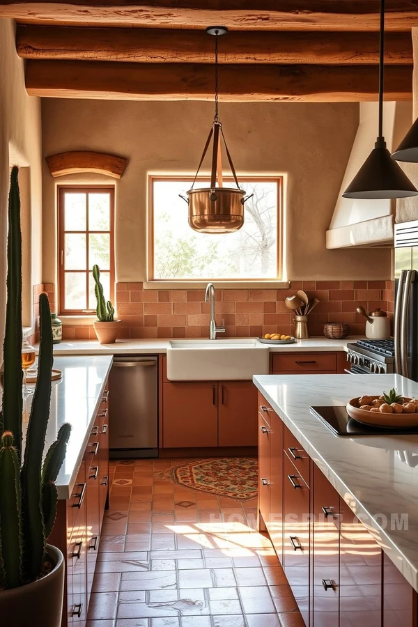 Rustic Terracotta and Modern Elegance