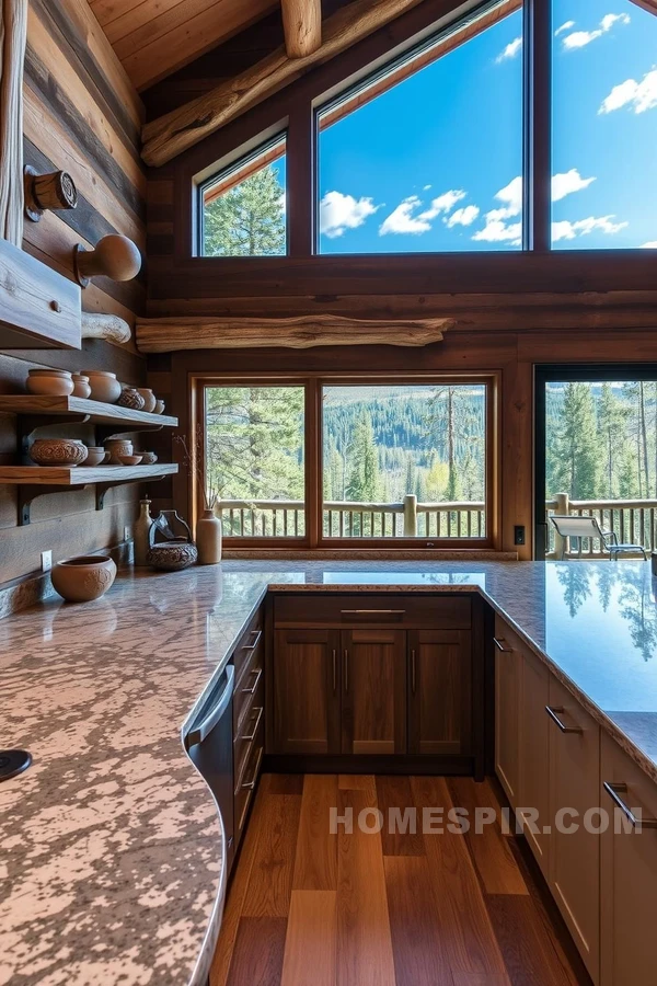 Seamless Forest View Kitchen Design