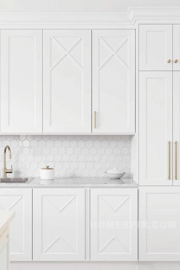 Serene Kitchen with Geometric Details