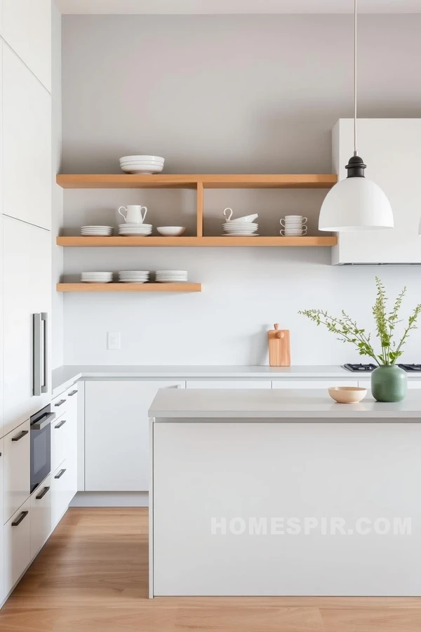 Serene Scandinavian Kitchen with Minimalist Design