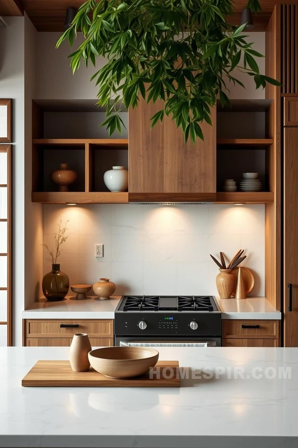 Serene Zen Kitchen Inspired by Nature