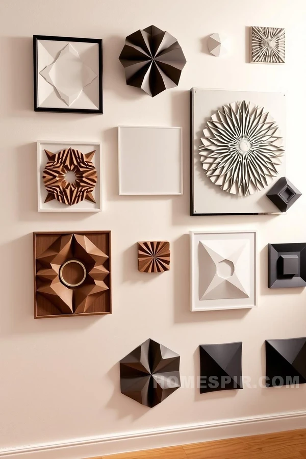 Shadow Play with Custom Geometric Wall Art