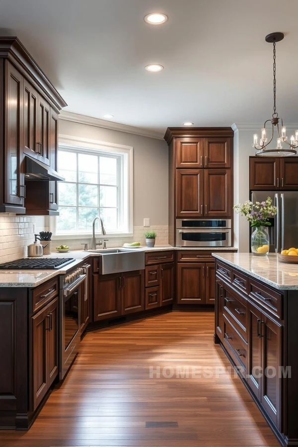 Sleek Appliances Meet Traditional Kitchen Style