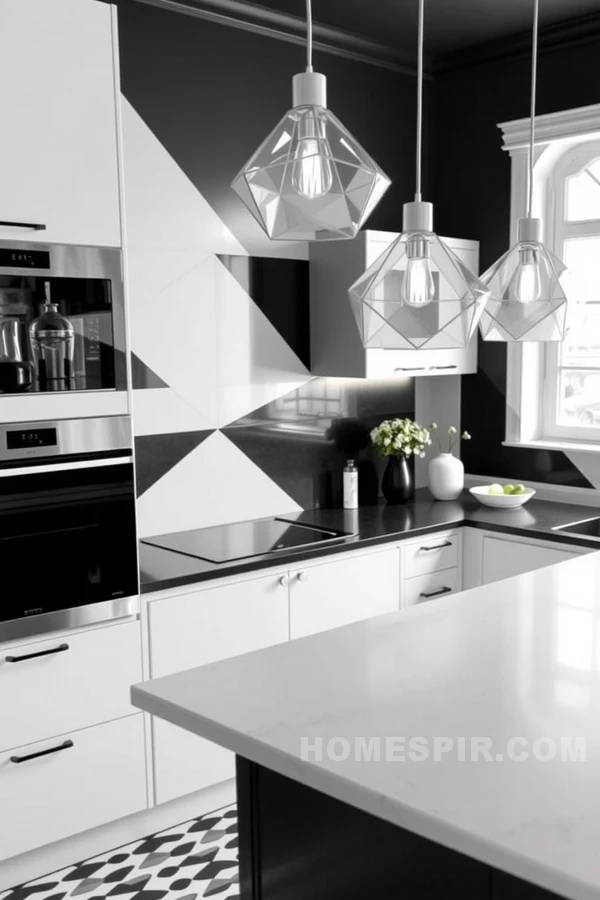 Sleek Geometric Monochrome Design