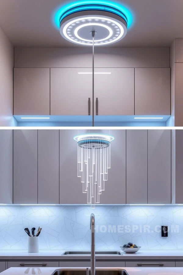 Sleek Smart Lighting in Modern Kitchens