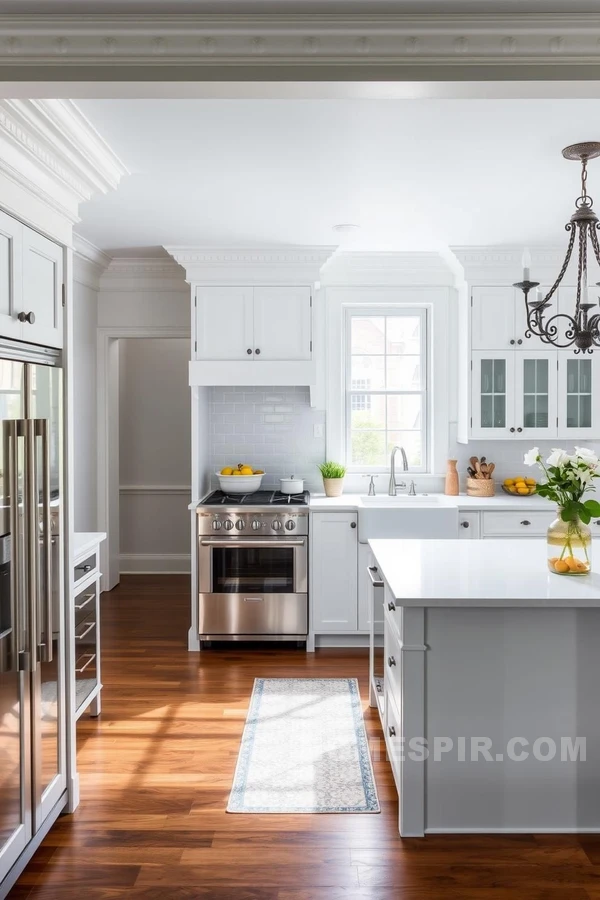 Sleek Victorian Kitchen with Modern Materials