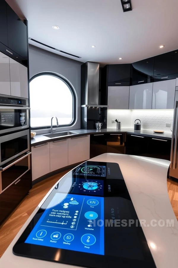 Smart Kitchen Design with Futuristic Appliances