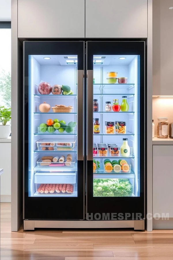 Smart Screen Refrigerator with Online Integration