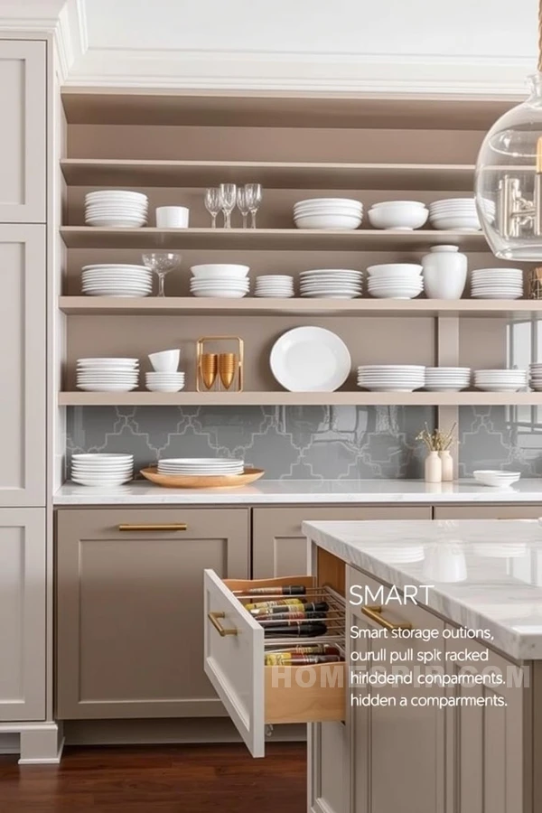 Smart Storage Solutions for Elegant Kitchens