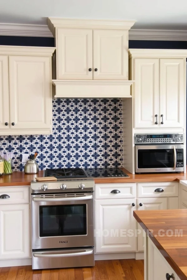 Soft Beige Cabinets in Traditional Modern Blend