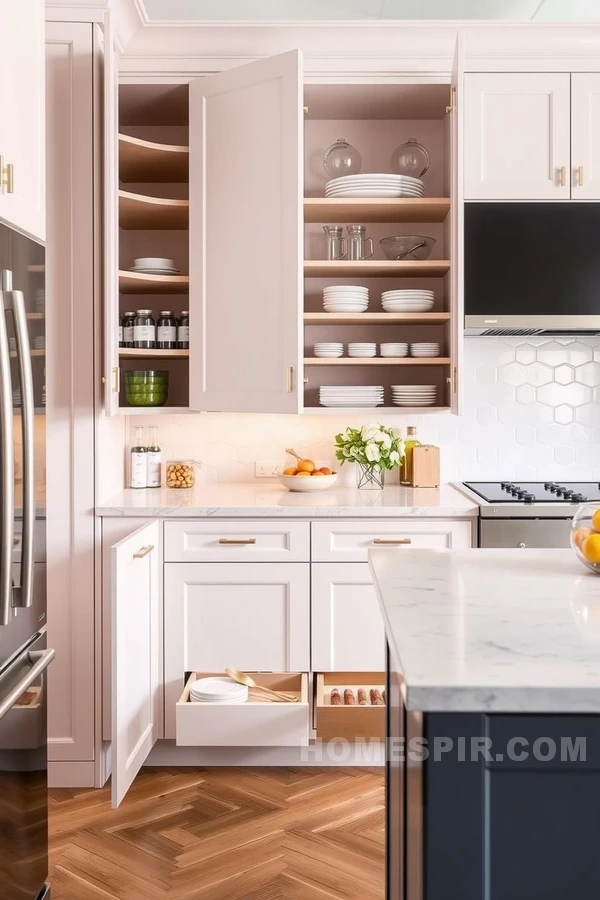 Sophisticated Chic Kitchen with Smart Storage