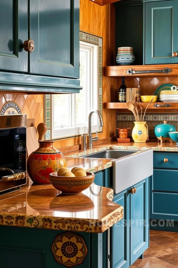 Southwestern Artistry in Kitchen Ceramics