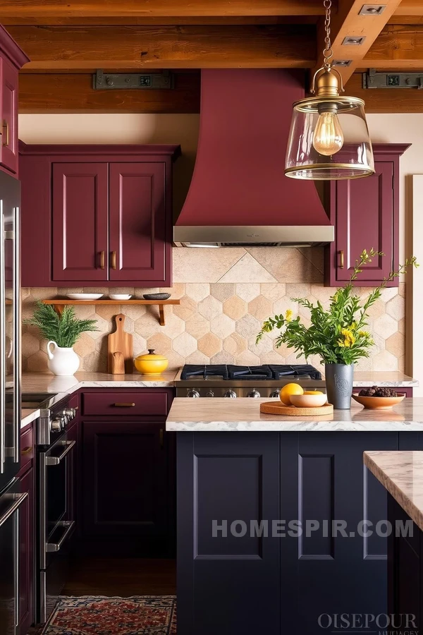 Southwestern Kitchen Elegance with Sunset Colors