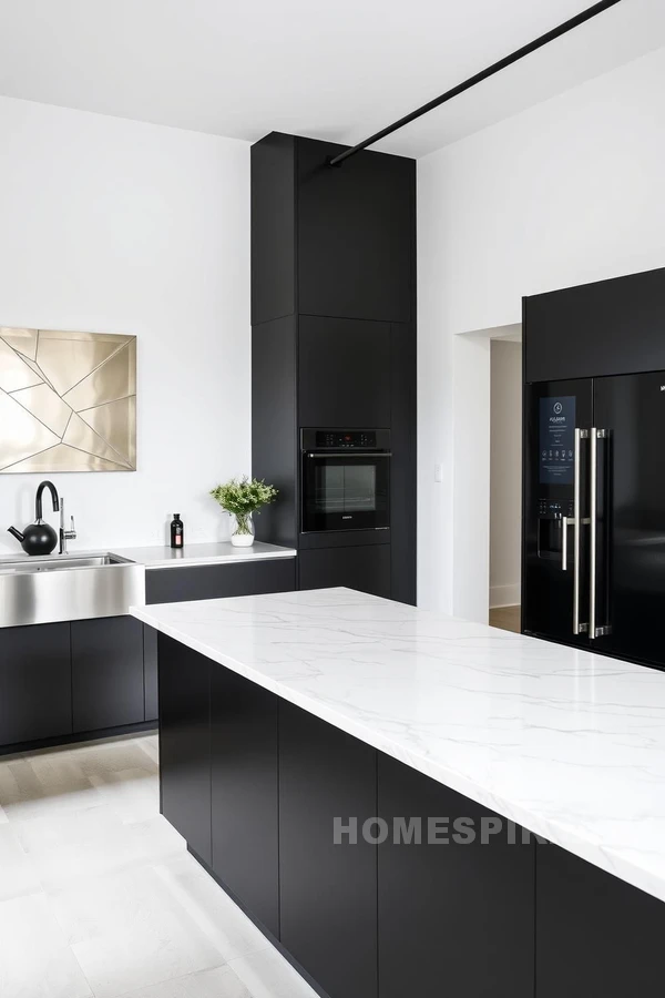 Stainless Surfaces Define Industrial Kitchen Design