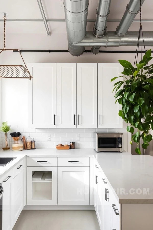 Steel and Greenery in Modern Space