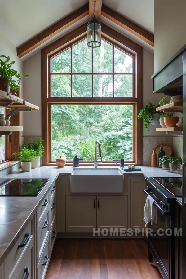 Stone Countertops in Earthy Kitchen Inspiration