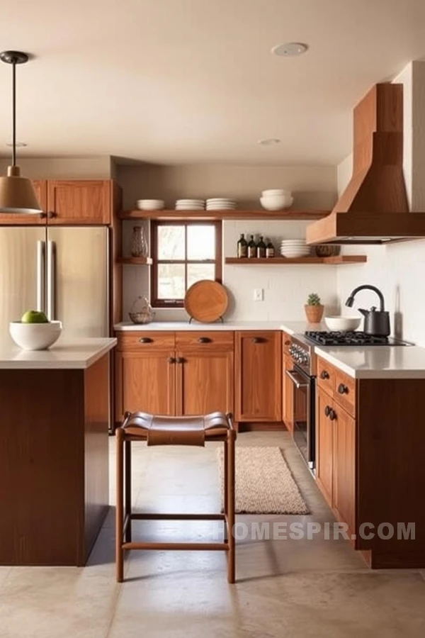 Subdued Aesthetic in Southwestern Kitchen Style