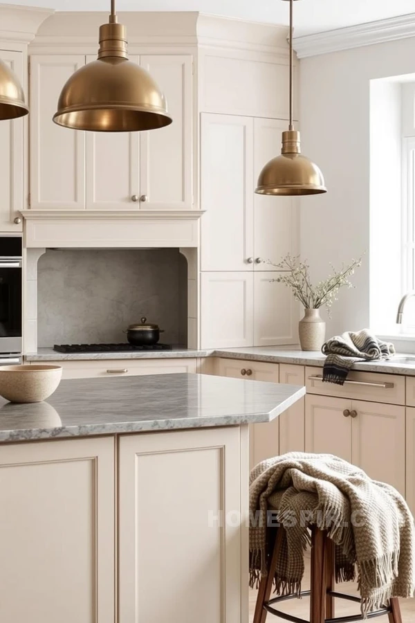 Subtle Elegance in Neutral Kitchen