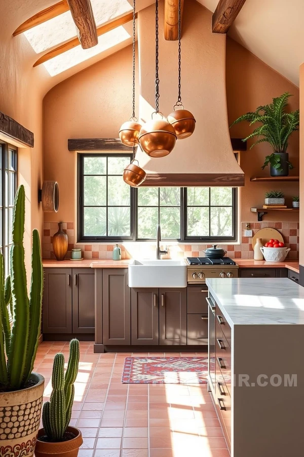 Sunlit Southwestern Kitchen Splendor