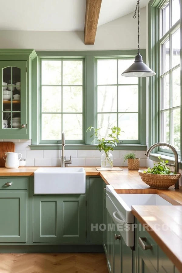 Sunny Cottage Kitchen With Natural Light