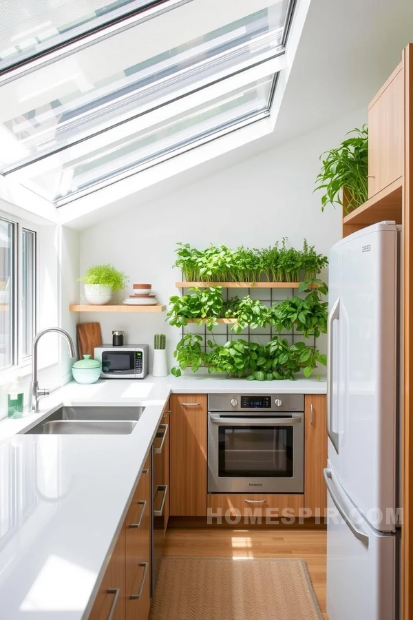 Sustainable Chic Kitchen with Green Features