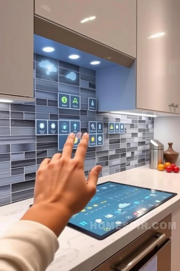 Tactile Interactive Designs in High-Tech Kitchens