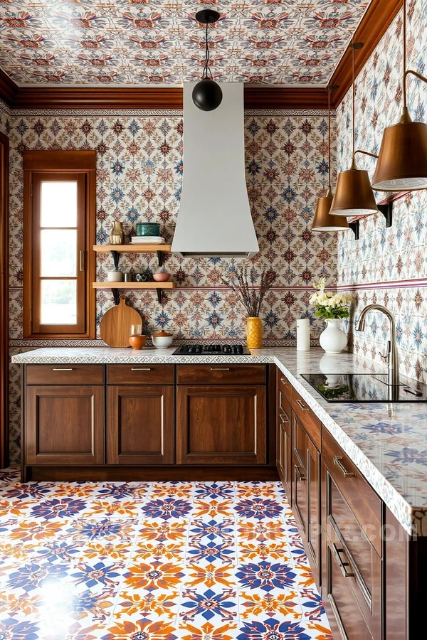 Talavera Tile Southwestern Kitchen Showcase