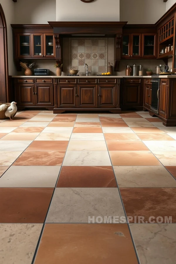 Terracotta and Limestone in Colonial Flooring