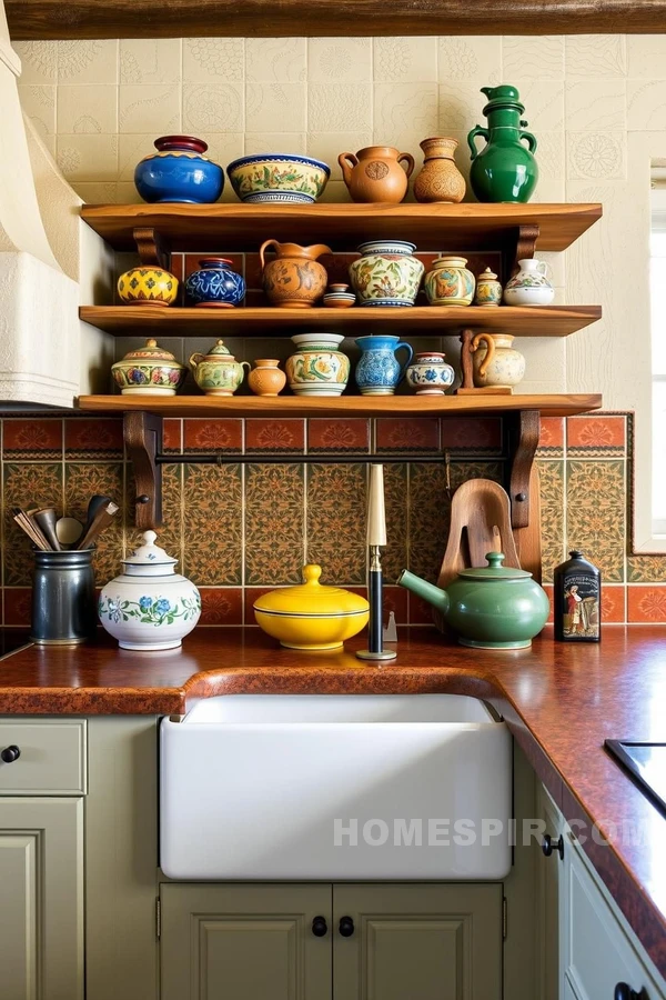 Terracotta Artistry in Mediterranean Kitchens