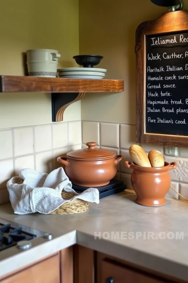 Terracotta Pots and Bread Basket