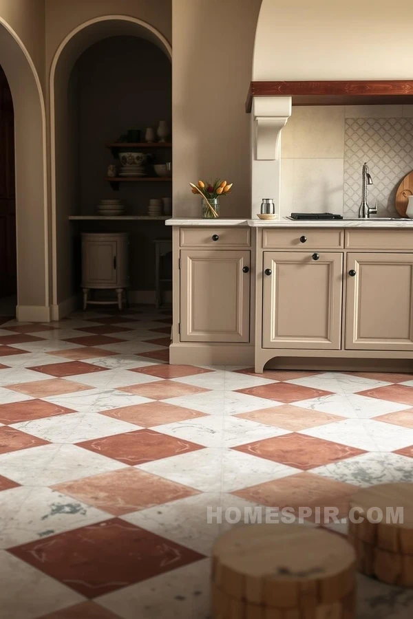 Timeless Checkerboard Flooring Design