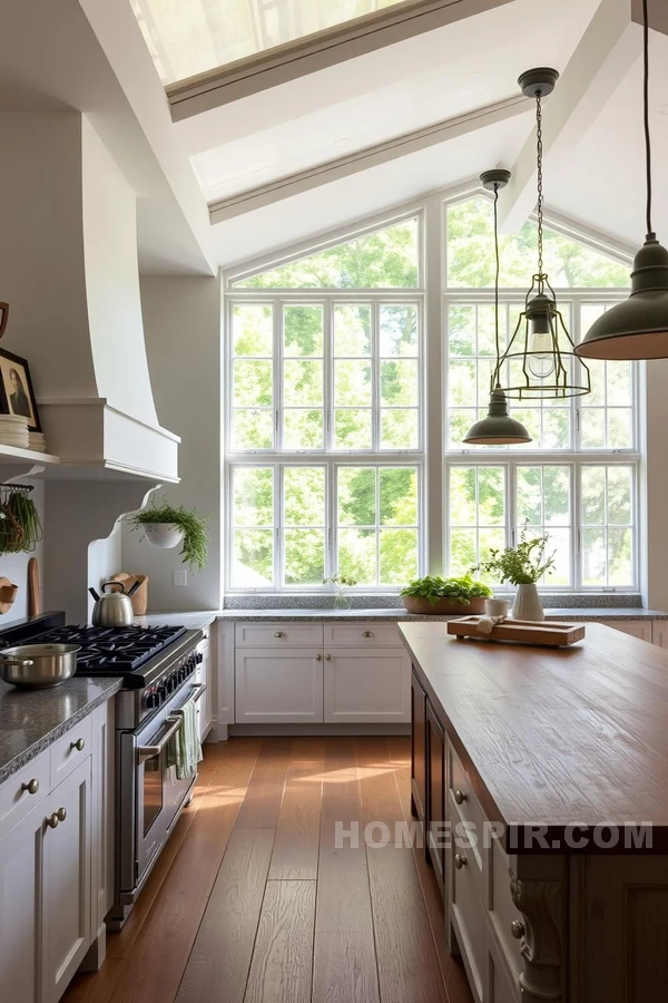 Timeless Kitchen Light with Vintage and Modern Mix