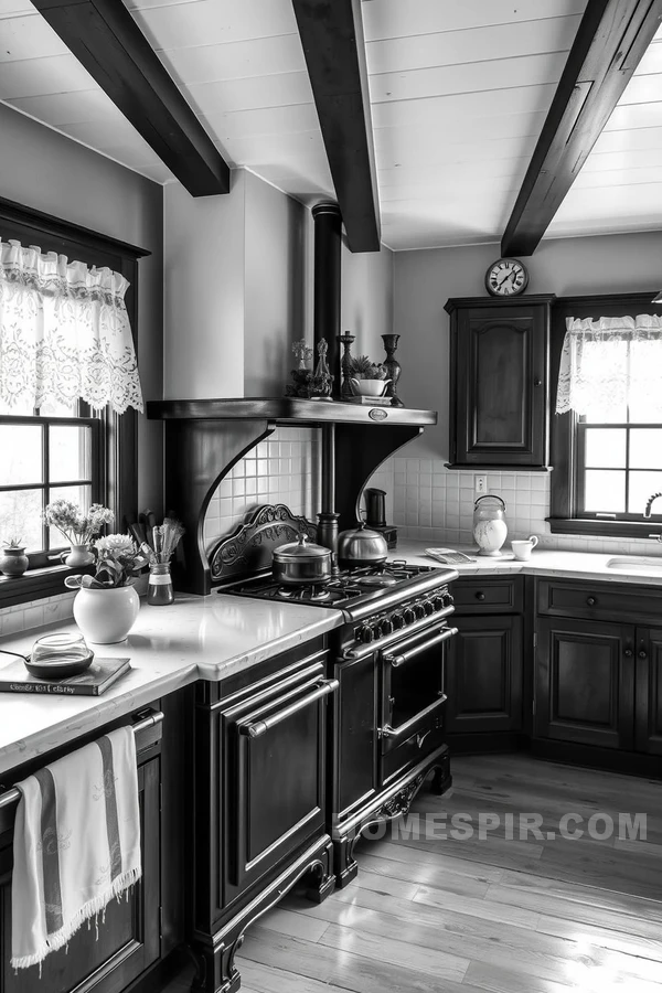 Timeworn Patina on Wooden Cabinetry