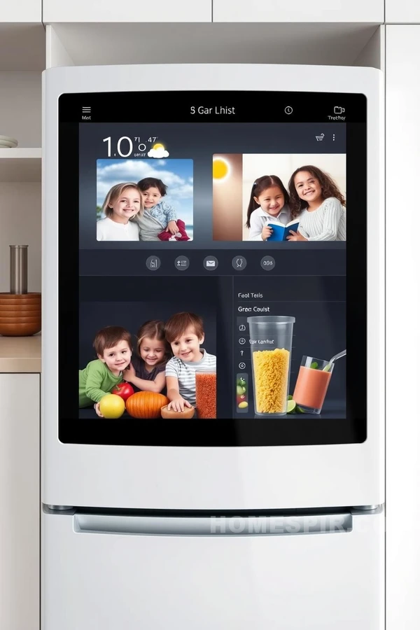 Touchscreen Refrigerators for High-Tech Homes