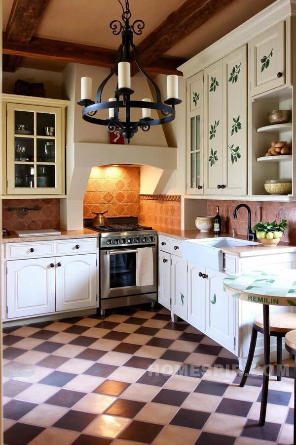 Traditional Bistro Feel with Custom Cabinetry