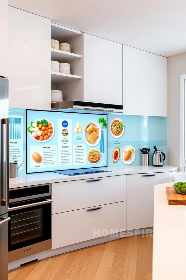 Transformative Digital Wall in Futuristic Kitchens