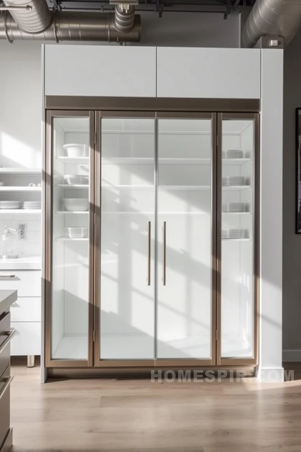 Transparent Pantry Solutions in Steel