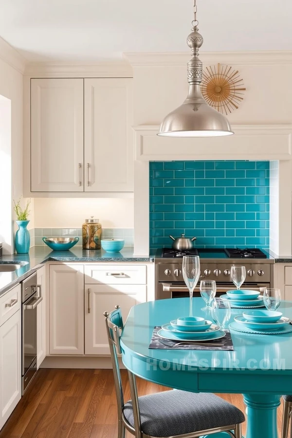 Turquoise Accents in Southwestern Elegance