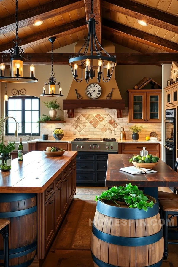 Tuscan Vineyard Inspired Kitchen Aesthetic