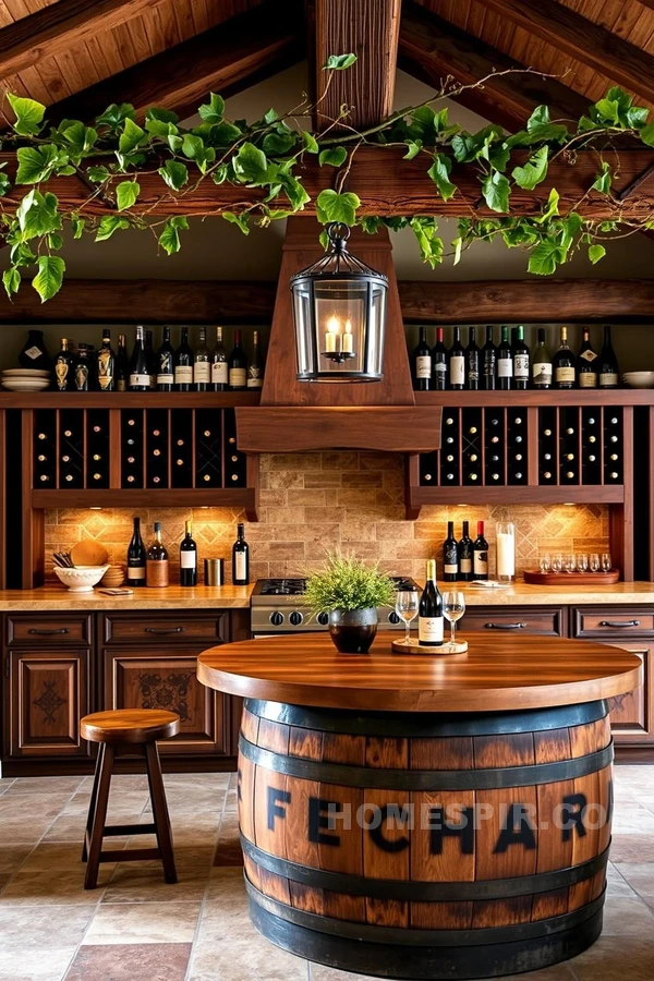 Tuscan Vineyard-Inspired Kitchen