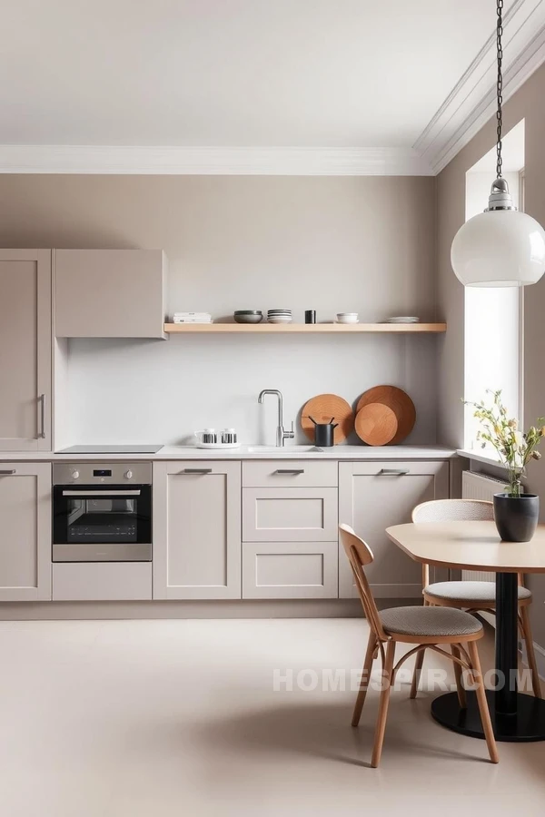 Understated Parisian Kitchen Style